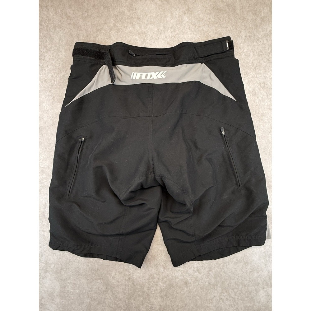 Fox Racing Mens Mountain Bike Shorts Size 36 Black Padded Liner MTB Cycling - Picture 4 of 15